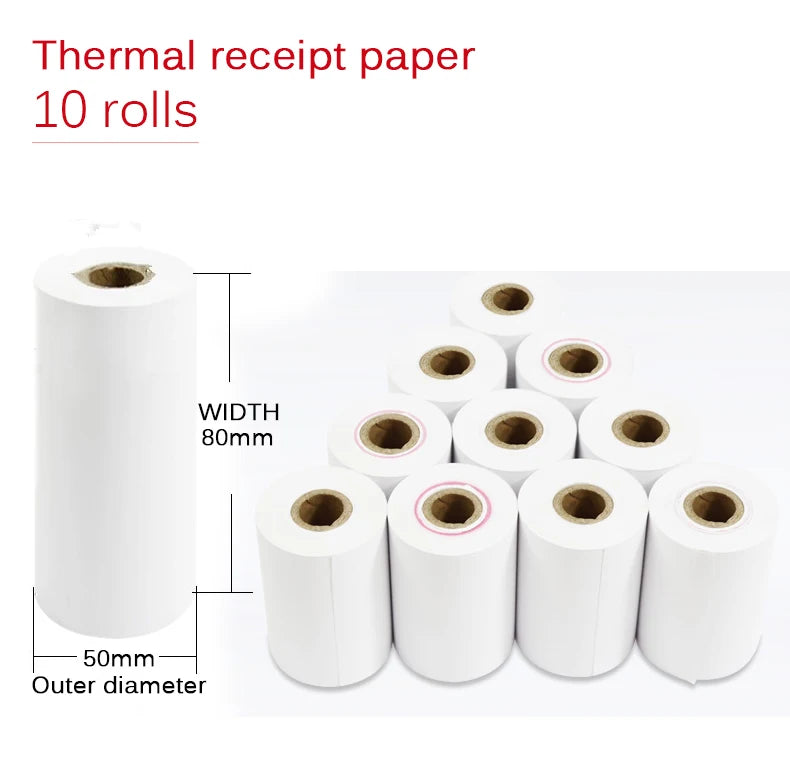 80mm Thermal Receipt Printer Automatic cutter Restaurant Kitchen POS Printer USB+Serial+Ethernet Wifi Bluetooth NETUM