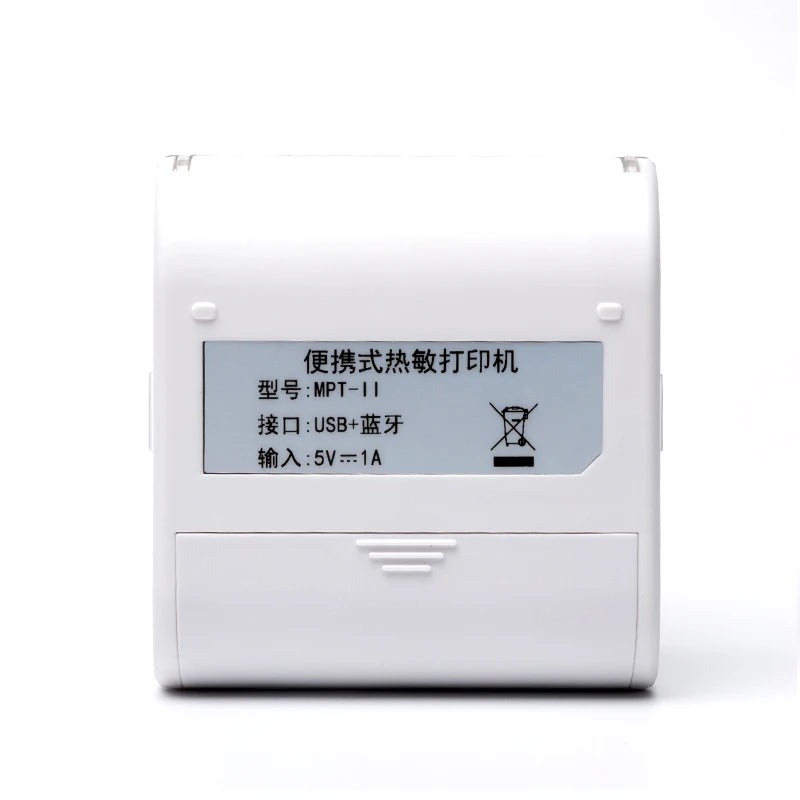 58MM Portable Mini Thermal Printer Bluetooth Thermal Printer For Small Business Printer Computer-Mobile Connection IOS Android