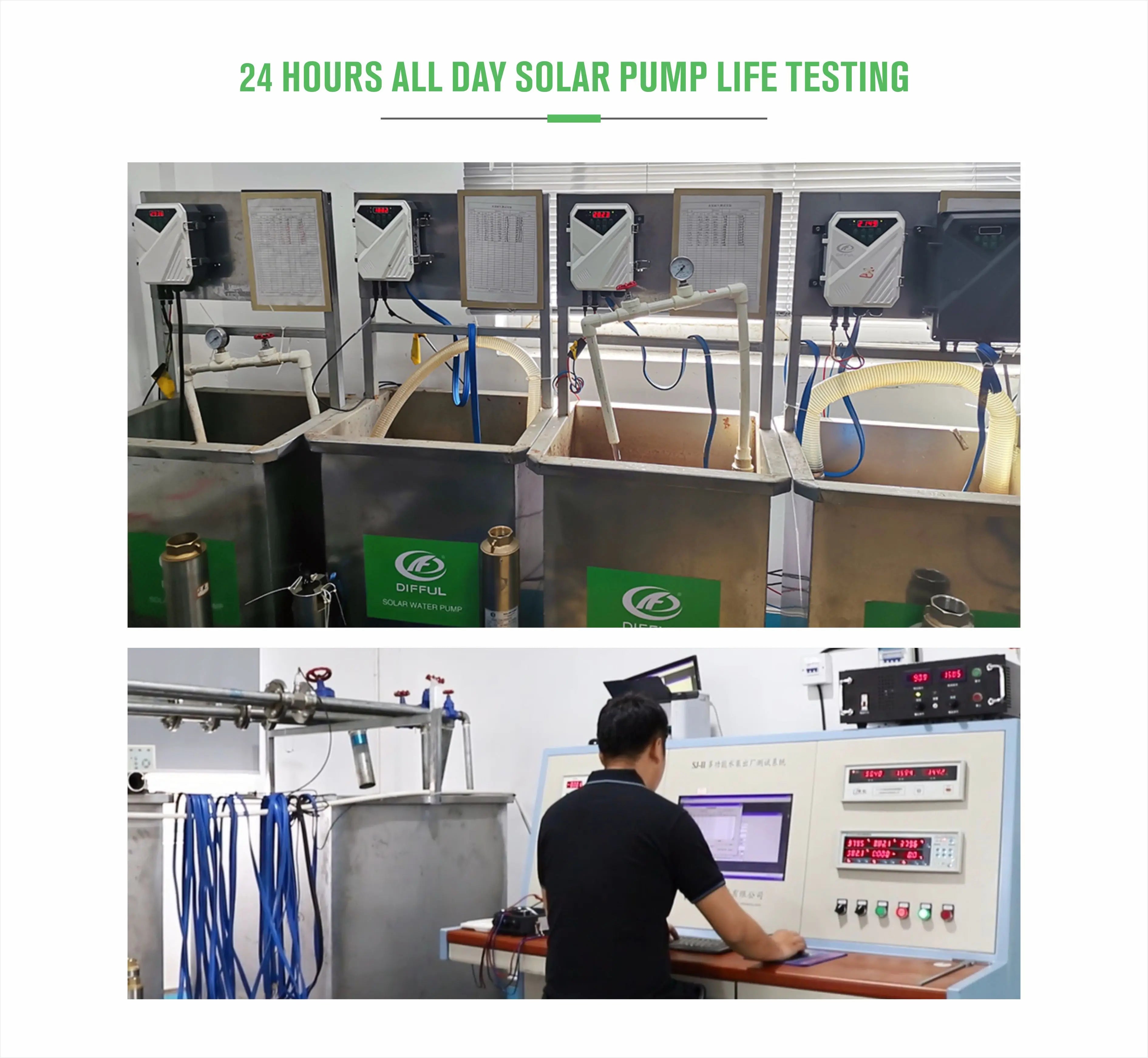 Difful Water Pump Brushless Dc Pump Submersible Solar Pumps