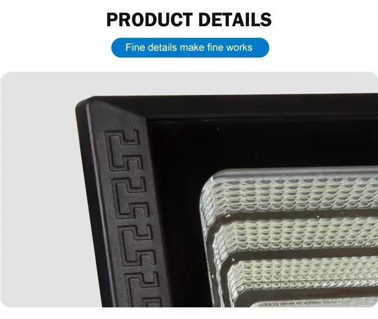 NEW 30-500W Solar Flood Lights with Remote Control Outdoor IP67 Waterproof Solar Powered Spotlight Solar Reflector Wall Lamp Hot