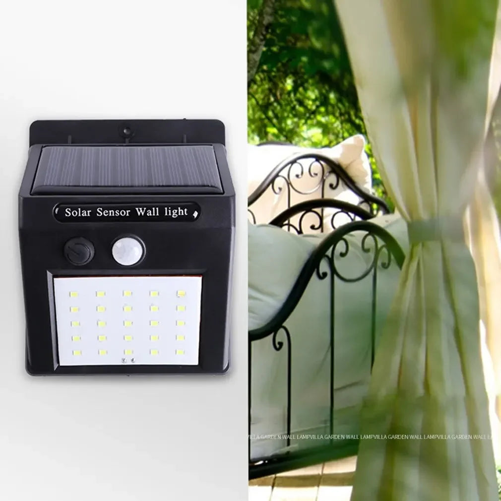 40LED Solar Lights Outdoor With 3 Mode Waterproof Motion Sensor Security Lighting LED Wall Street Lamp for Garden Porch Light