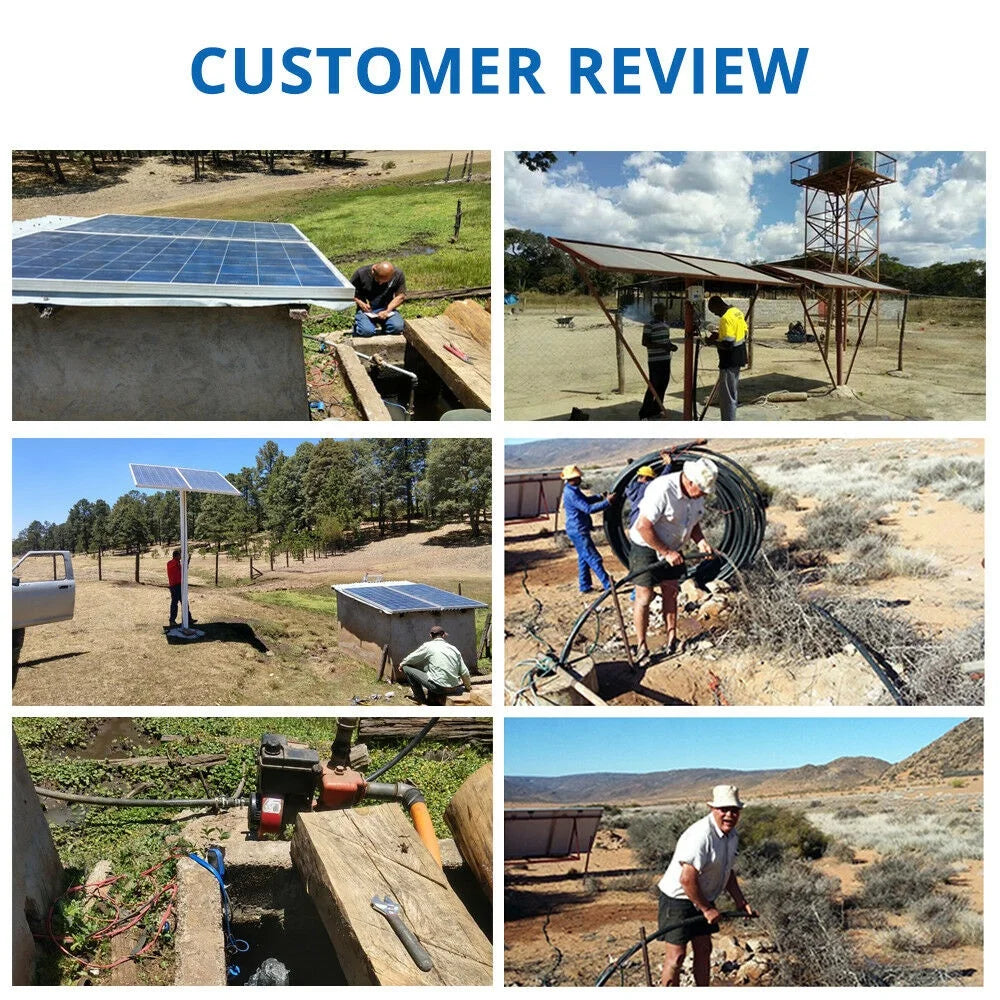 Power AC/DC   Hybrid Pump for Deep Well Irrigation Difful Brand 300m Head 4kw Solar Dc