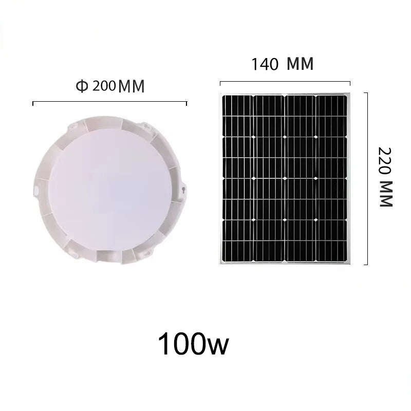 60/500W LED Solar Ceiling Light Pendant Light Outdoor Indoor Solar-Power Lamp with Line Corridor Light for Garden Decoration Hot
