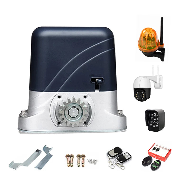 WiFi Gate Opener Smart Phone Control Spring Limit Sliding Gate Motor Opener Operator Closer for House Villa Factory Float Gate