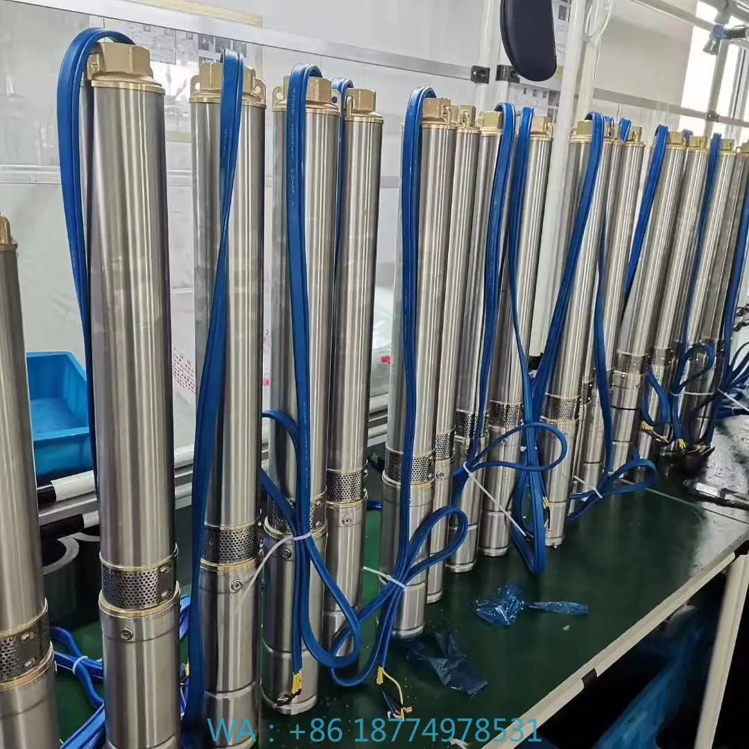Power AC/DC   Hybrid Pump for Deep Well Irrigation Difful Brand 300m Head 4kw Solar Dc