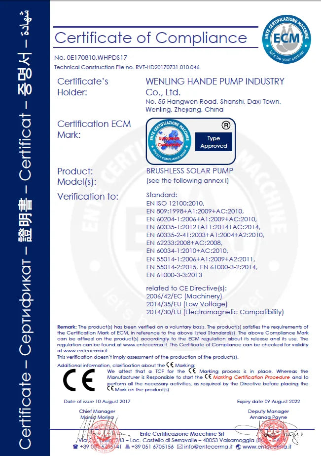 Power AC/DC   Hybrid Pump for Deep Well Irrigation Difful Brand 300m Head 4kw Solar Dc