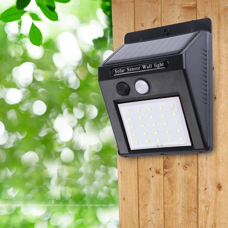 40LED Solar Lights Outdoor With 3 Mode Waterproof Motion Sensor Security Lighting LED Wall Street Lamp for Garden Porch Light