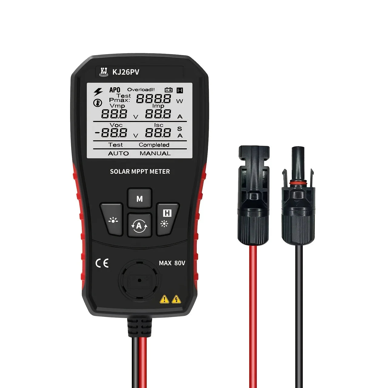 Solar Tester - Automatic and Rapid Measurement of PV Panel Maximum Power Point Tracking, Simultaneously Measures Maximum