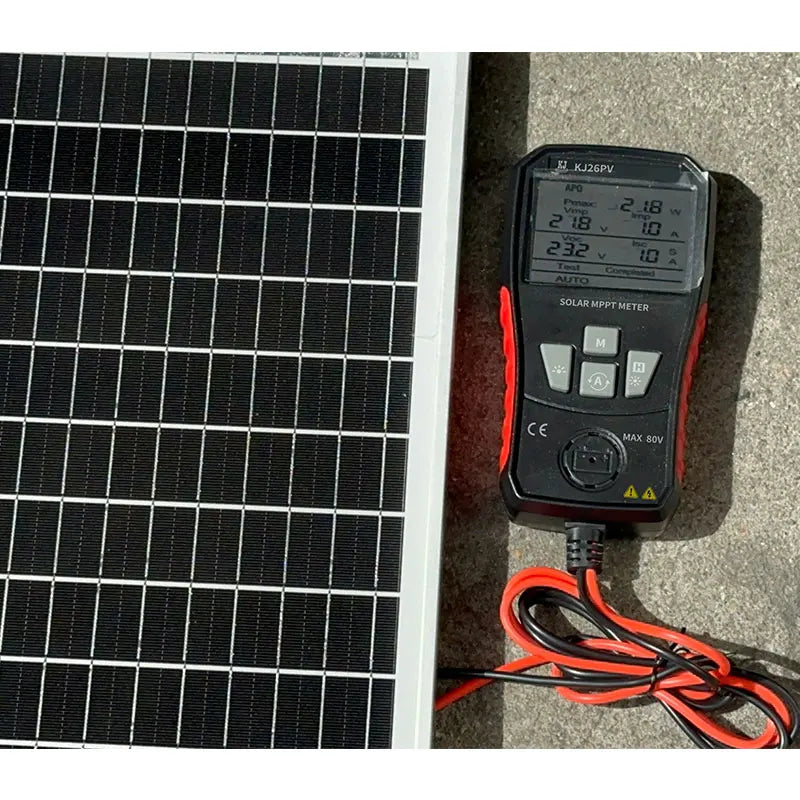 Solar Tester - Automatic and Rapid Measurement of PV Panel Maximum Power Point Tracking, Simultaneously Measures Maximum