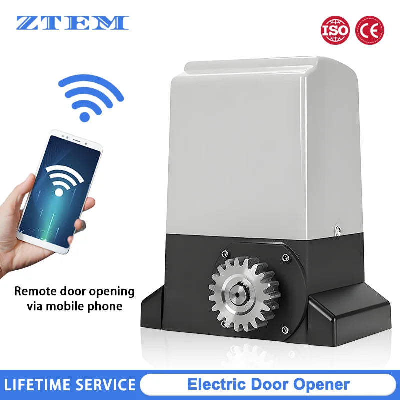 Automatic Sliding Gate Opener Kit WIFI Remote Control Door Opener Door Closer for Company Villa Courtyard Electric Door Operator